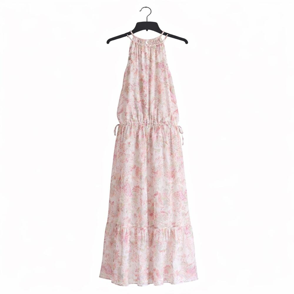 Misa Los Angles medium large floral maxi dress / worn once / still like new - Picture 3 of 10